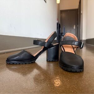 Madewell Black Heeled Shoes